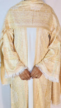 Pashmina abaya -Yellow