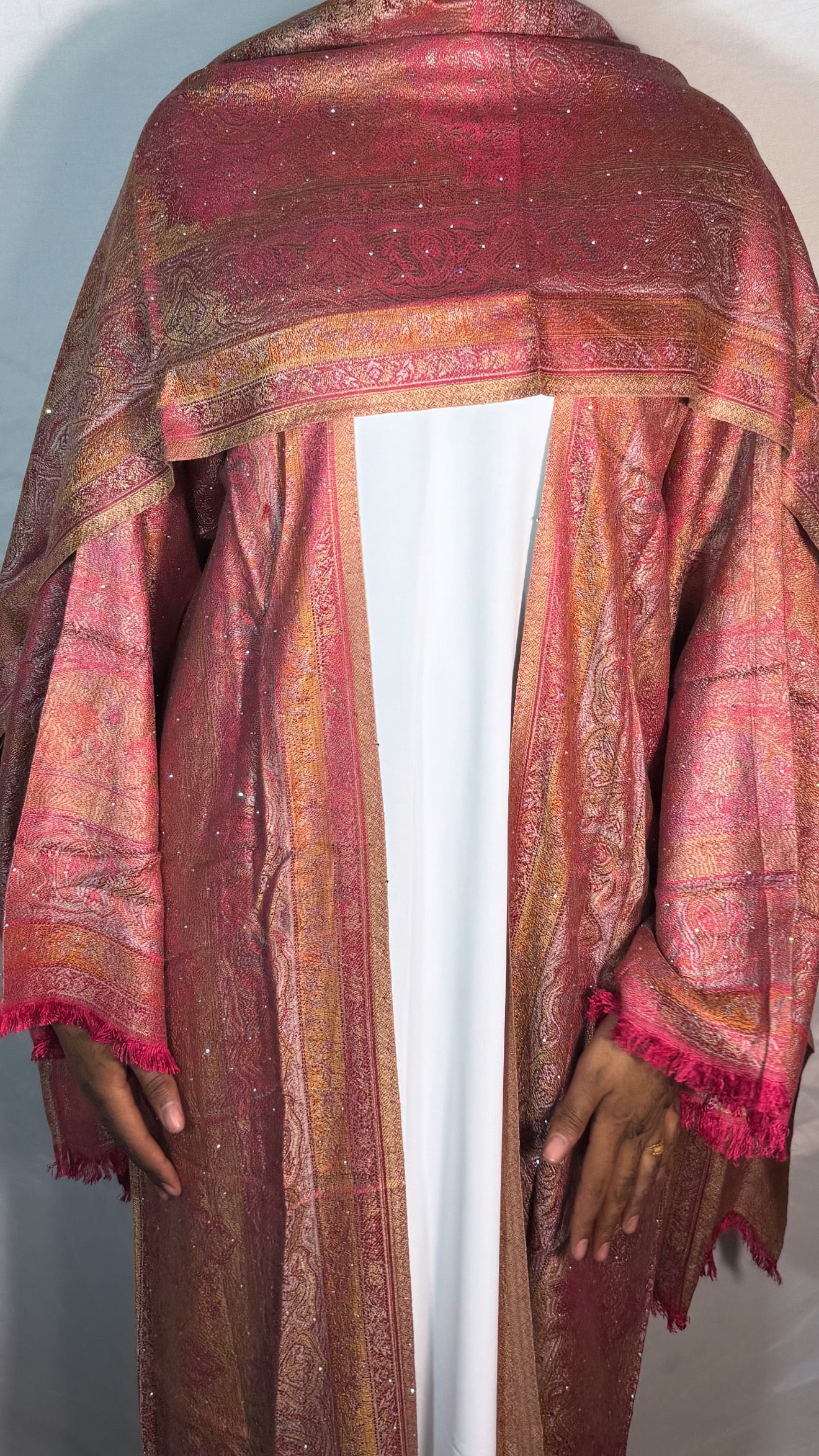 pink- pashmina