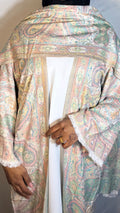 Cotton candy-pashmina abaya
